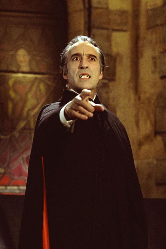 Christopher Lee as Dracula