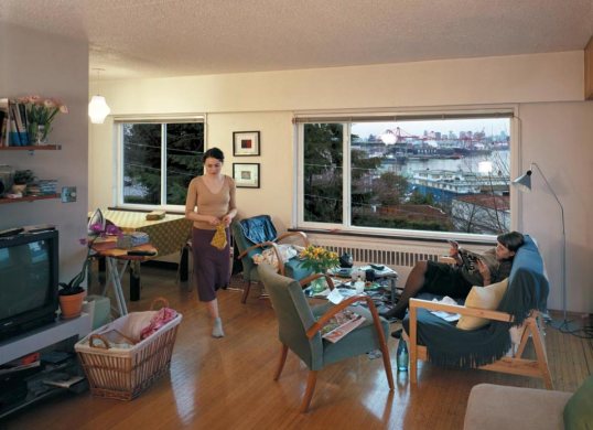 Jeff Wall -- A View From An Apartment