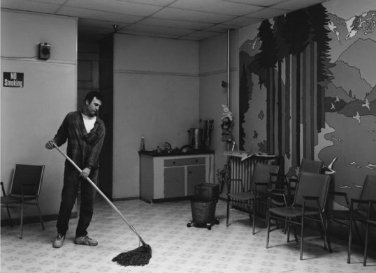 Jeff Wall -- The Volunteer