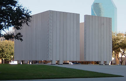 The Kennedy Memorial in Downtown Dallas