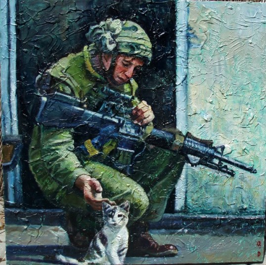 A Break in Combat by Qi Debrah