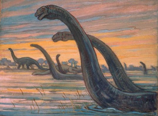 Brontosaurus by Charles R. Knight