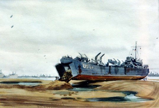 Painting by Harrison Standley