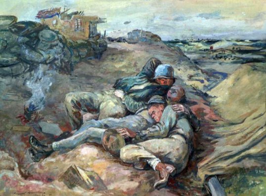 Painting by Manuel Bromberg