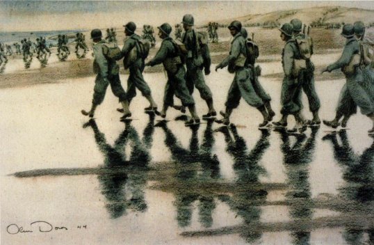 Painting by Olin Downs