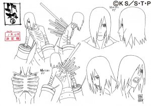 Studio Pierrot sketches for Nagato 9