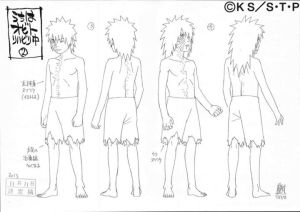 Studio Pierrot sketches for Obito