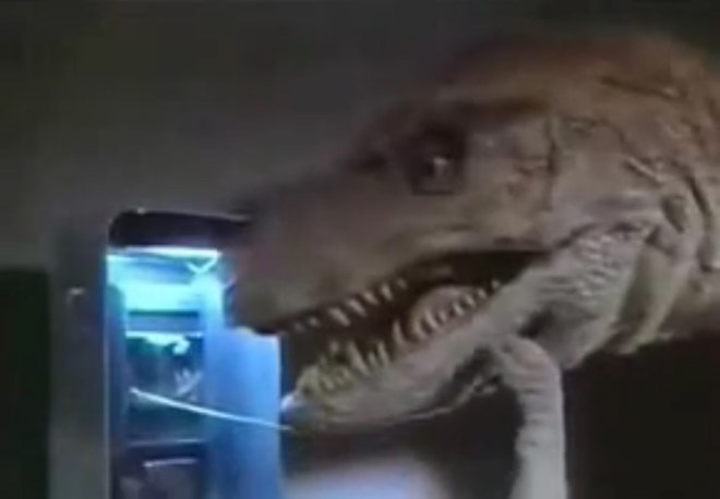 He actually tries to leave a message for Tammy!