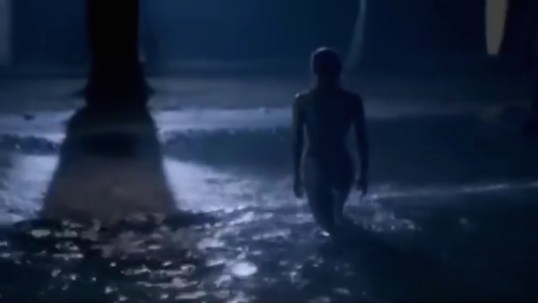 Emerging From The Water Naked